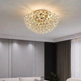 500MM Gold Ceiling Light for Living Area Home - Warm White