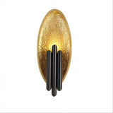 Led Black Gold Metal Wall Light Ceiling Light for Effect Lighting - Warm White