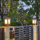 Square Pillar Light Modern Gate Light Lantern Lamp Post Outdoor Lamp