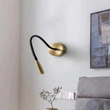 Flexible Wired 3W Pencil Gooseneck Led Wall Light Sconce for Bedroom Reading Bedside- Warm White - Ashish Electrical India
