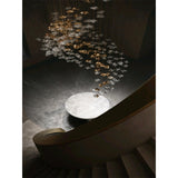 Shell DOUBLE HEIGHT STAIR CHANDELIER