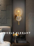 Modern Golden 2 Glass LED Wall Art Lamp - Warm White - Ashish Electrical India