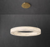 400 MM Alabaster CHANDELIER CEILING LIGHTS HANGING LAMP