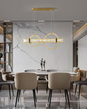 900x300 MM Gold K9 Crystal Chandelier Ceiling Lights Hanging - Warm White - Ashish Electrical India