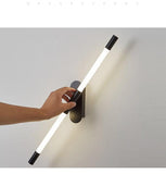 600 MM LED Black Plated Long Tube Wall Light - Warm White - Ashish Electrical India