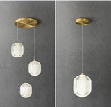LED 1 Light Modern LED Gold Pendant Light - Warm White/Gold - Ashish Electrical India