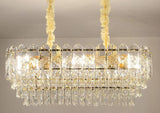 800x300 MM Crystal LED Chandelier for Living Dining Room Light- Warm White