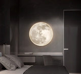 500MM Moon Wall Ceiling Light for Foyer Area Home - Warm White