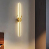 600MM Modern Gold Long Gold Deer LED Wall Lamp - Warm White