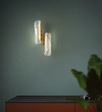 Transparent 18W Curvy LED Wall Lamp Bedside Light - WARM WHITE