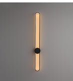 1200 MM LED Black Long Tube Wall Light - Warm White