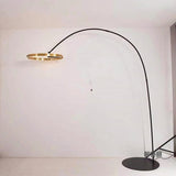 HUGE ARC FLOOR LAMP LIVING ROOM STANDING LAMP - Black Gold - Ashish Electrical India