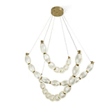 3 Belt Chandelier Hanging Lamp - Warm White