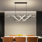 1000MM Pearl Black Modern LED Light Chandelier Lighting Lamp Cord Pendant Lamp - Warm White