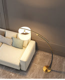 ARC FLOOR LAMP LIVING ROOM STANDING LAMP - Black Gold