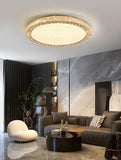 Crystal Gold 500 MM Round Ring Chandelier Ceiling Light - Warm White - Ashish Electrical India