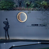 Led 400MM Moon Wall Light Outdoor Indoor Light - Warm White