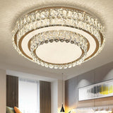 600 MM K9 Crystal 3 Layer LED Chandelier Lamp - Warm White - Ashish Electrical India