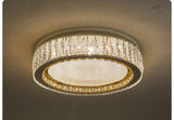 600 MM GOLD K9 CRYSTAL 3 LAYERS LED CHANDELIER LAMP for Drawing Room - WARM WHITE