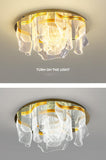 800 MM GOLD Acrylic LED CHANDELIER LAMP - WARM WHITE - Ashish Electrical India