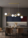 5 Light Gold Frosted Globes Chandelier Ceiling Lights Hanging - Warm White - Ashish Electrical India