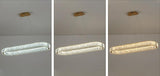 900x300 MM Gold Stainless Steel K9 Crystal Pendant Chandelier Ceiling Lights - Warm White