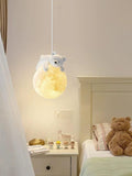 1-Light Teddy Kids Room Glass Pendant Ceiling Light - Warm White - Ashish Electrical India