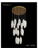 LED DOUBLE HEIGHT STAIR CHANDELIER - WARM WHITE