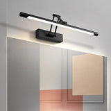 17W Modern Electroplated Brass Black Body LED Wall Light Mirror Vanity Picture Lamp - Warm White