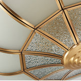 500 MM Vintage Brass Chandelier