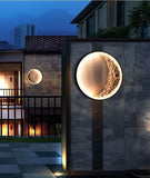 Led 400MM Moon Wall Light Outdoor Indoor Light - Warm White