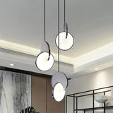 led Black White Metal Hanging Pendant Ceiling Light - Warm White - Ashish Electrical India