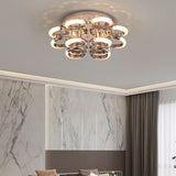 9 Lights Gold Ceiling Light Chandelier for Living Dining Room - Warm White