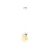 1-Light Teddy Kids Room Glass Pendant Ceiling Light - Warm White - Ashish Electrical India