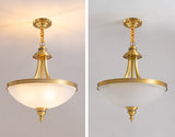 Antique Electroplated Gold LED Chandelier 400 MM Ring - Warm White