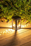 Led Modern Pillar Light Black Metal Gate Lamp Lantern Post - Warm White - Ashish Electrical India
