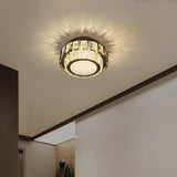 300 MM K9 Round Crystal LED Chandelier for Living Dining Room Light- Warm White