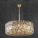 600MM Gold Crystal Pendant Chandelier Ceiling Lights Hanging - Warm White