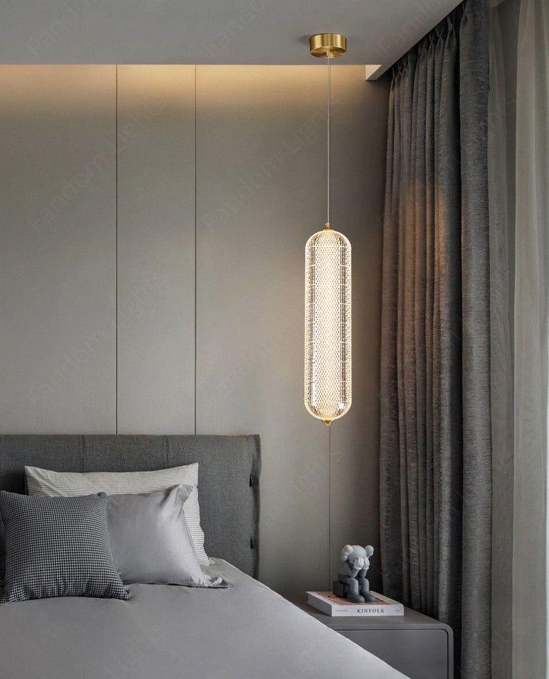 600MM Long led Acrylic Pendant Light for Bedside Living Room