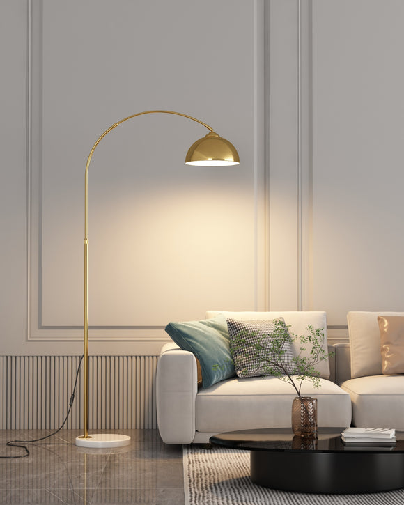 ARC FLOOR LAMP LIVING ROOM STANDING LAMP - Antique
