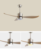 52 INCH 3 BLADE WIND CEILING FAN With Light REMOTE CONTROLLED - Light WOOD - Ashish Electrical India