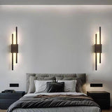 LED Black Acrylic Tube Glass Wall Light Modern Wall Light - Natural White - Ashish Electrical India