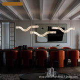 1200MM Faux Marble LED Light Chandelier Lighting