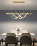 1000MM Gold Modern LED Light Chandelier Lighting Lamp Cord Pendant Lamp - Warm White