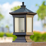 Square Pillar Light Modern Gate Light Lantern Lamp Post Outdoor Lamp