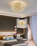 500MM Gold Ceiling Light for Living Area Home - Warm White