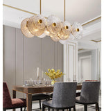 900x300 MM Gold Disc Chandelier Ceiling Lights Hanging - Warm White - Ashish Electrical India