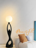 Lady Standing Sculpture Floor Lamp