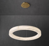 400 MM Alabaster CHANDELIER CEILING LIGHTS HANGING LAMP