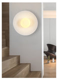 White Wabi Sabi Modern Wall Light for Living Room Dining Room Light